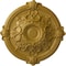 Ekena Millwork Hamilton Ceiling Medallion (Fits Canopies up to 3 3/4"), 17 3/8"OD x 1 3/4"P, Pharaohs Gold CM17HAPGS - alternate 1